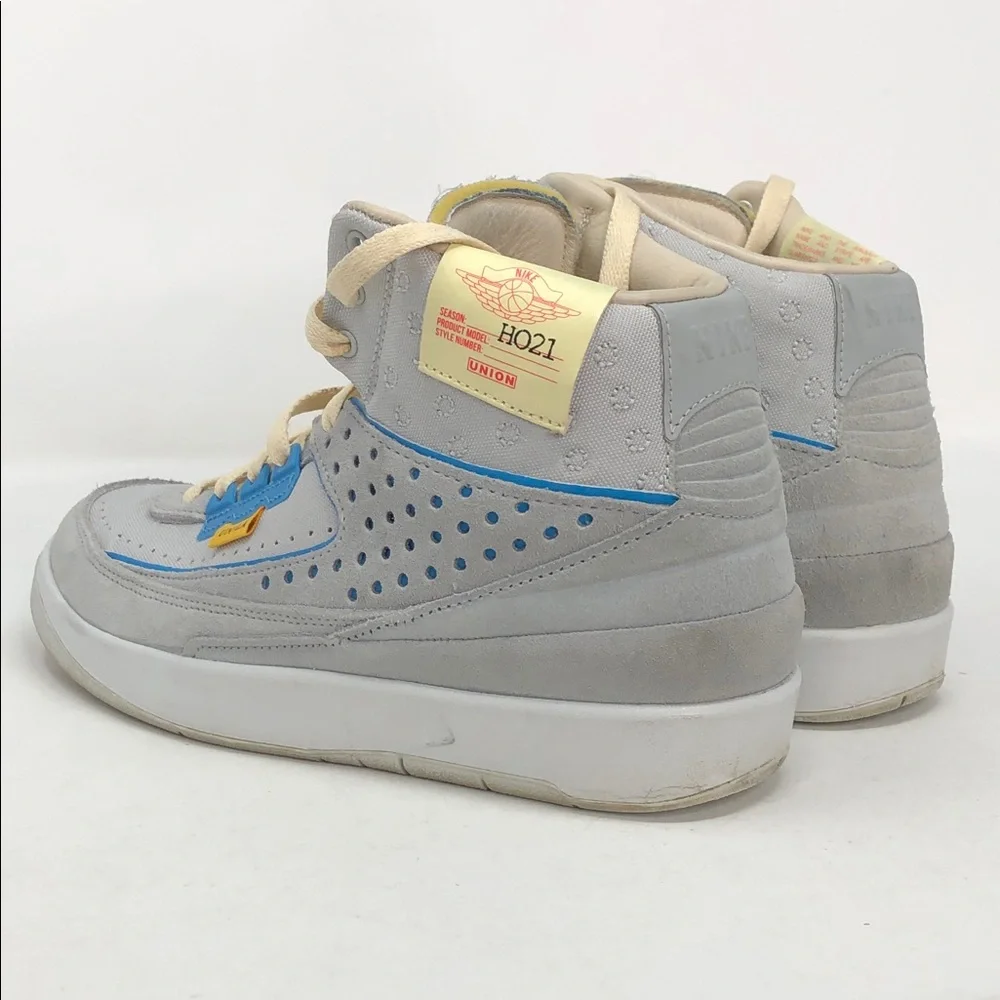 Air Jordan 2 Retro SP x Union Grey Fog DN3802-001 Authentic Sneakers - Size 7